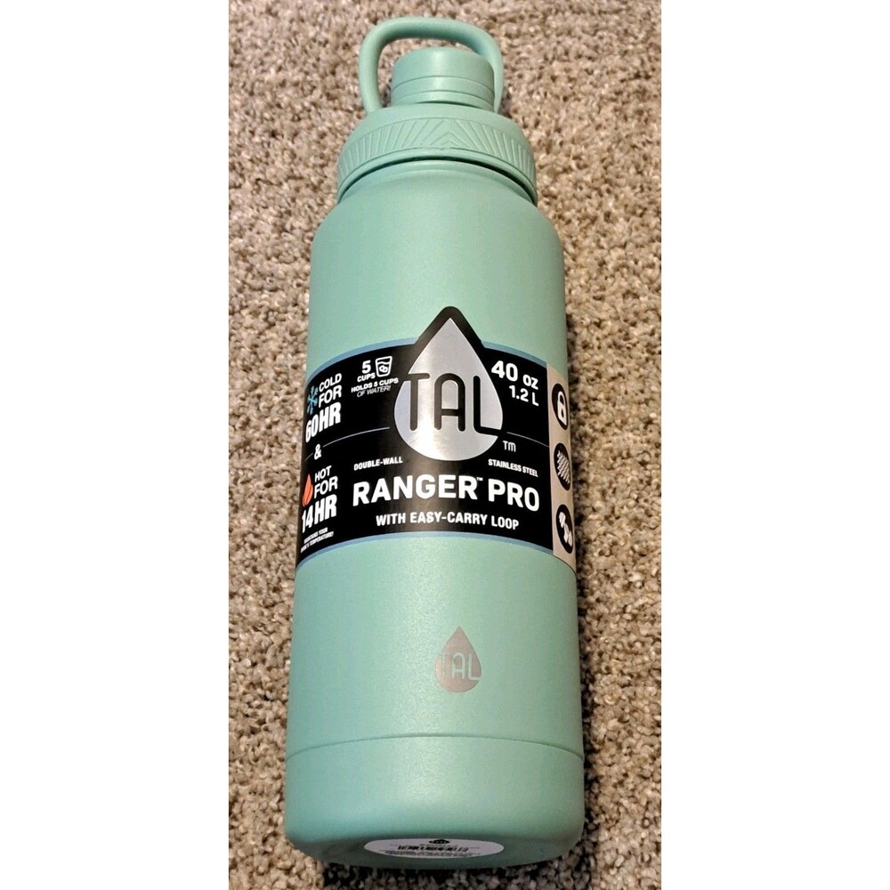 Ranger Green Pro Double Wall Stainless Steel  Hot/Cold Water Bottle By Tal (NEW)